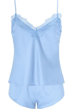 Ann Summers Blue Cerise Satin Cami Set XXL