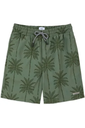 Chelsea Peers Palm Print Swim Shorts small