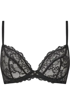 Ann Summers Black Sexy Lace Non Padded Plunge Bra 34 B