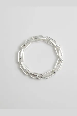 Jon Richard Silver Tone Chain Stretch Bracelet One