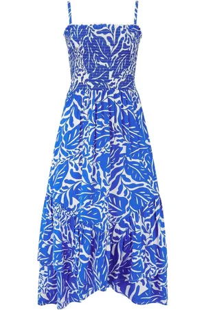 Pour Moi Strapless Asymmetric Tiered Woven Maxi Dress 14