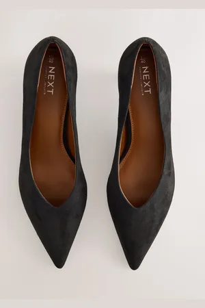 Next Standard/Wide Fit Forever Comfort Point Toe Low Kitten Heels eu38uk5