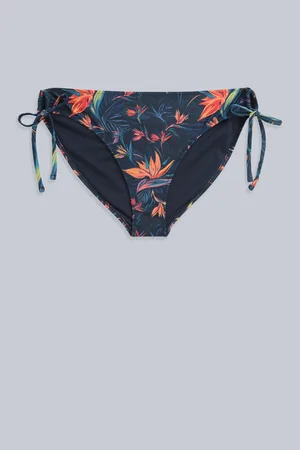 Animale Orange Iona Tie Side Printed Bikini Bottoms AU 10