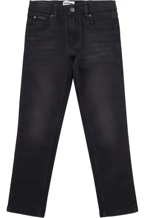 Wrangler Black Boys Slim Fit Texas Jeans 140146cm
