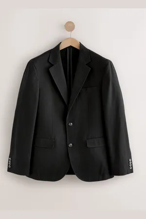 Next Black Slim Fit TENCEL Suit Jacket 46r