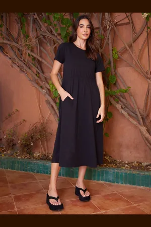 Threadbare 100% Cotton Smock Style Midi Dress 8