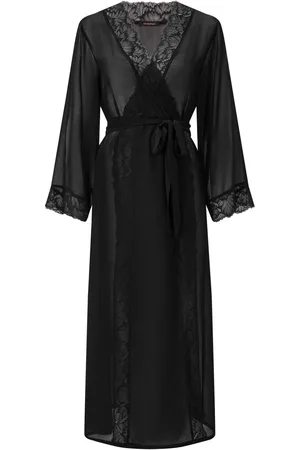 Ann Summers Black Promising Maxi Robe XL