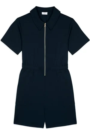 Chelsea Peers Blue LuxeComfort Scuba Short Playsuit 14