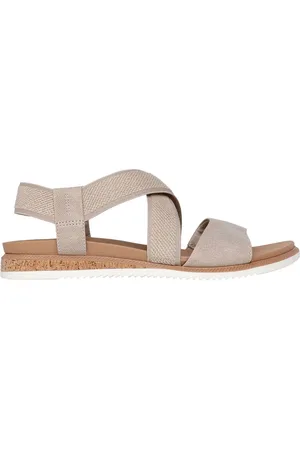 Skechers Grey Desert Kiss Low Peak Look Sandals AU 7 (EU 38)
