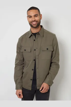 Threadbare Twill Button Up 100% Cotton Shacket M