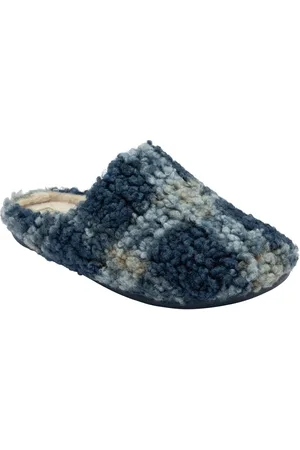 Lotus Blue Winter Polka Dot Mule Slippers AU 8 (EU 39)