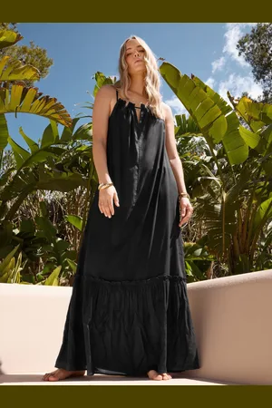 Long Tall Sally Maxi Halter Ruched Neck Dress AU 10 Tall