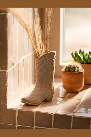 Next Natural Ceramic Cowboy Boot Ornament one