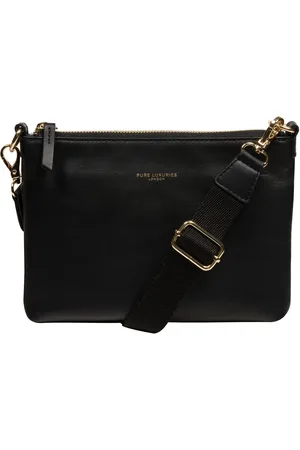 PURE LUXURIES LONDON Maria Leather Cross Body Bag One