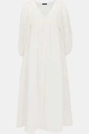 Whistles Gloria Linen Blend Dress 6