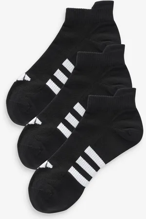 adidas Dark Black Performance Light Low Socks 3 Pack UK 8.5