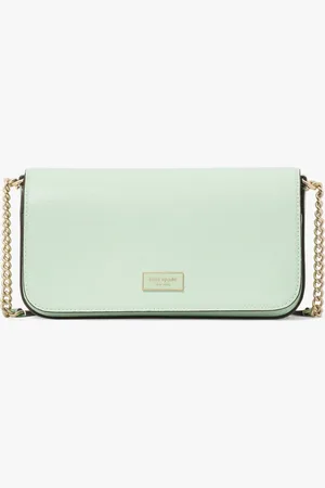 Kate Spade Green Serena Flap Chain Wallet one