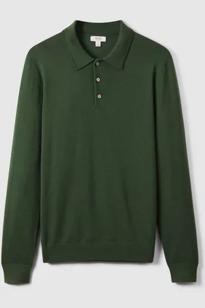 Reiss Trafford Merino Wool Polo Shirt xlarge