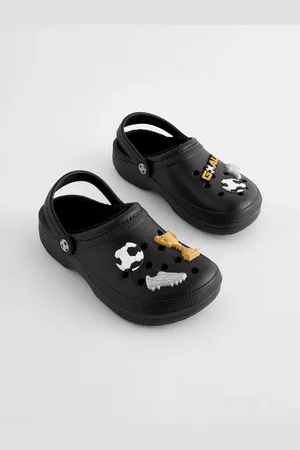 Next Black Football Slippers Clogs AU 1 (EU 33)