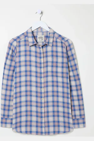 Fat Face FatFace Olivia 100% Cotton Long Sleeve Shirt AU 12