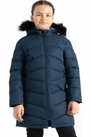 Dare 2B Girls Striking III Hooded Long Line Jacket 5