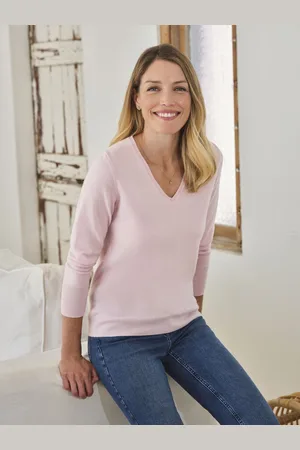 Pure Collection Cashmere V-Neck Sweater AU 14