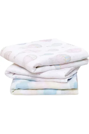 Aden + Anais Pink Cotton Muslin Squares 3 Pack one
