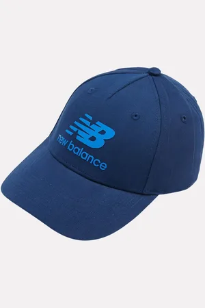 New Balance Blue Stacked Logo Cap One