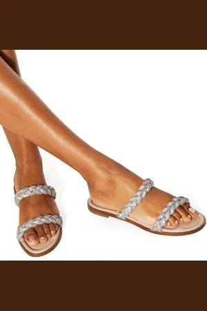 Kurt Geiger Silver Chrome Riley Sandals AU 5 (EU 36)