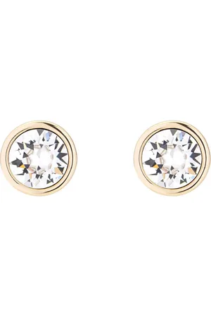 Karen Millen Crystal Dot Stud Earrings One
