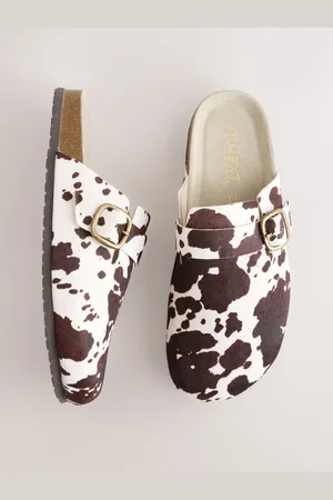 Next Standard/Wide Fit Forever Comfort Leather Footbed Clogs eu41uk7