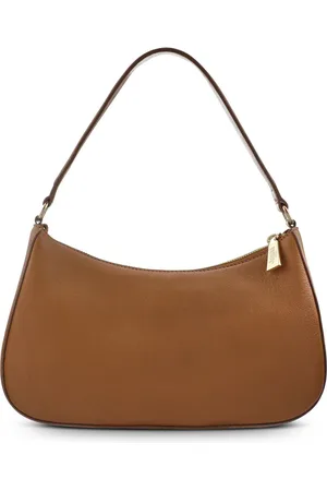 JONES BOOTMAKER Verbier Multi Fasten Leather Shoulder Brown Bag one
