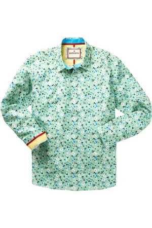 Joe Browns Summer Ditsy Floral Print Long Sleeve 100% Cotton Shirt XXL