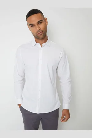 Threadbare Cotton Long Sleeve Shirt With Stretch XL