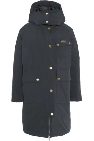 Barbour Christa Showerproof Longline Puffer Coats AU 10