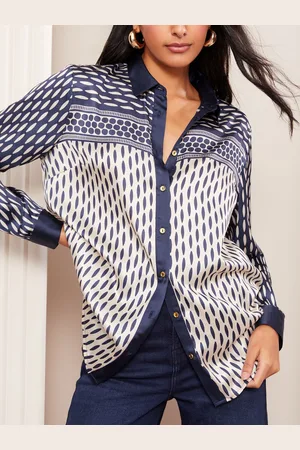 Friends Like These Satin Button Through Shirt AU 18