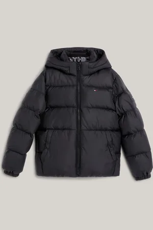 Tommy Hilfiger Black Boys Essential Down Puffer Jacket 14 Years (164cm)