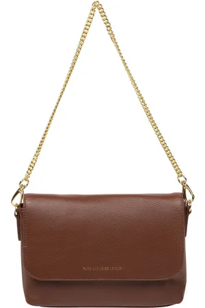 PURE LUXURIES LONDON Jazmine Nappa Leather Grab Clutch Bag One
