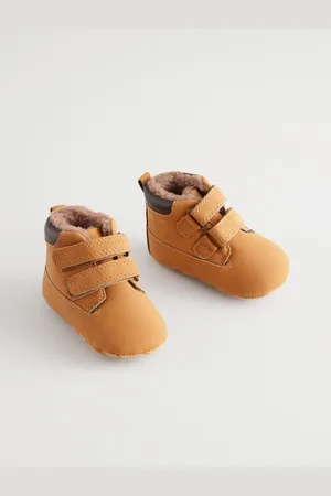 Next Honey Brown Touch Fastening Baby Work Boots (0-24mths) 6