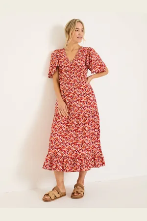 Fat Face FatFace Grace Midi Dress AU 10 R