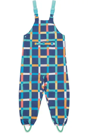Muddy Puddles Light Blue Waterproof EcoLight Dungarees 3
