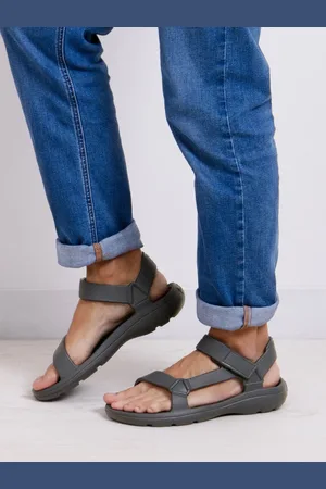 Totes Grey Solbounce Mens Adjustable Touch Fastening Sport Sandals AU 7 (EU 41)