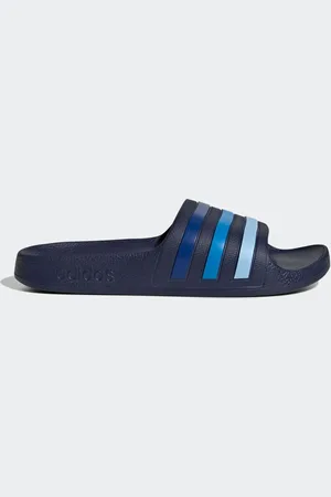 adidas Light Blue Adilette Youth Kids Sliders AU 5 (EU 38)