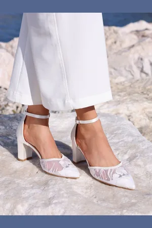 Linzi Essence Floral Lace Court Heels AU 10 (EU 41)