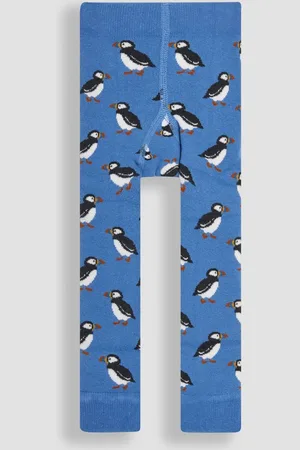 JoJo Maman Bébé Blue Extra Thick Leggings 6