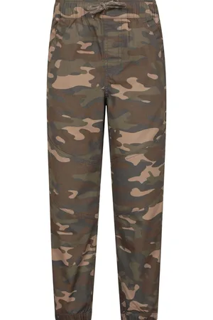 Mountain Warehouse Green Camo Kids Trousers 9