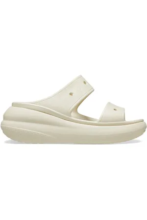 Crocs White Classic Crush Sandals AU 8 (EU 39)