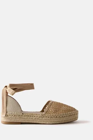 mint&berry Mesh Flat Espadrilles AU 6 (EU 37)