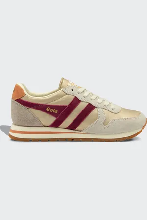Gola Gold Cerise Terracotta Womens Daytona Trainers AU 6 (EU 37)