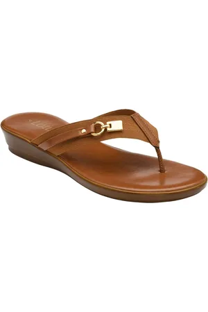 Lotus Brown Toe-Post Sandals AU 9 (EU 40)